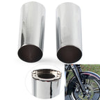 2" Smooth Fork Tube Slider Covers for Harley Electra Tri Glide FLHX (2014–2023)