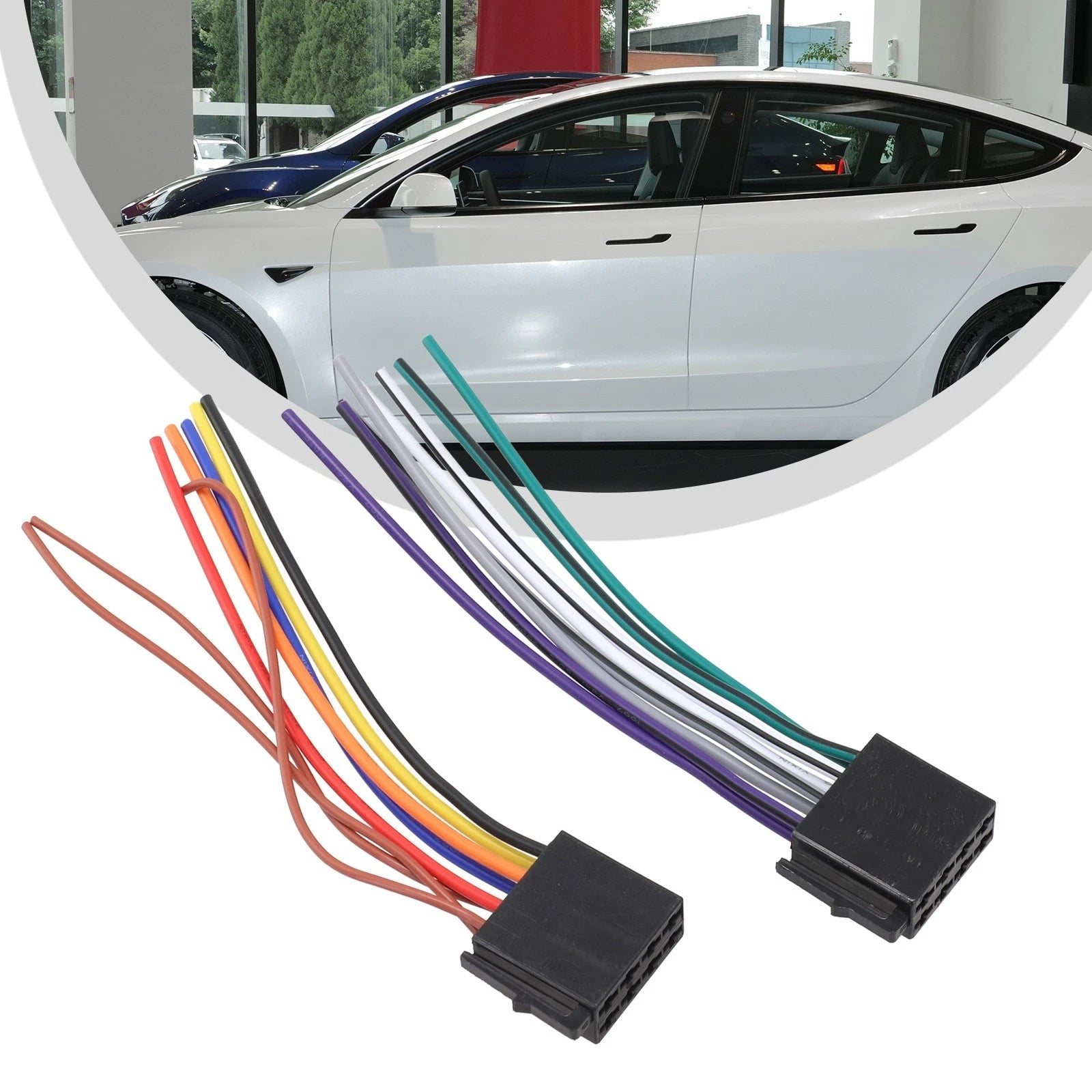 Wire Harness Adapter Female for ISO Wiring Harness Car Radio (Universal)