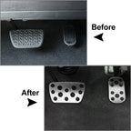Foot Rest Brake Gas Pedal Covers for Toyota Land Cruiser Prado (2010-2022)
