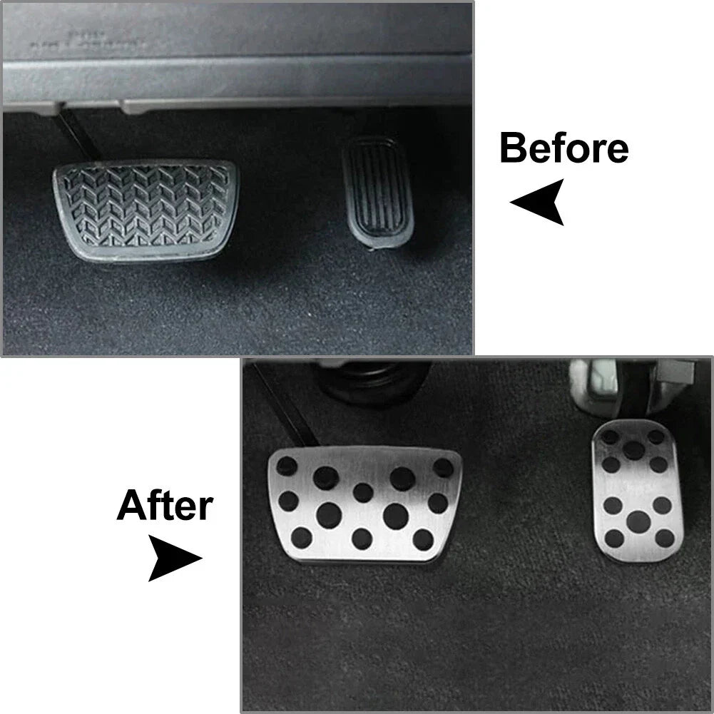 Foot Rest Brake Gas Pedal Covers for Toyota Land Cruiser Prado (2010-2022)