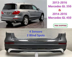 Rear Bumper for Mercedes GLS 350 GLS 450 (2013–2016) Palladium Silver