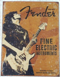 Replica Tin Metal Sign for Fender Electric Guitar (1765)