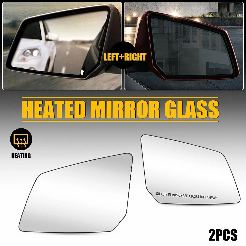 Set of 2 Heated Side Mirrors for Chevrolet Traverse GMC Acadia (2009–2016)