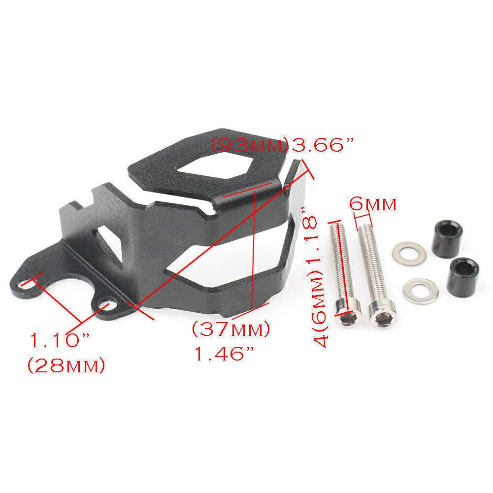 Rear Brake Fluid Reservoir Guard Cover for BMW F800GS F700GS (2013–2018)
