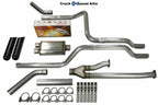 2.5" Dual Exhaust Kit for Toyota Tundra (2009–2013) Black Tip