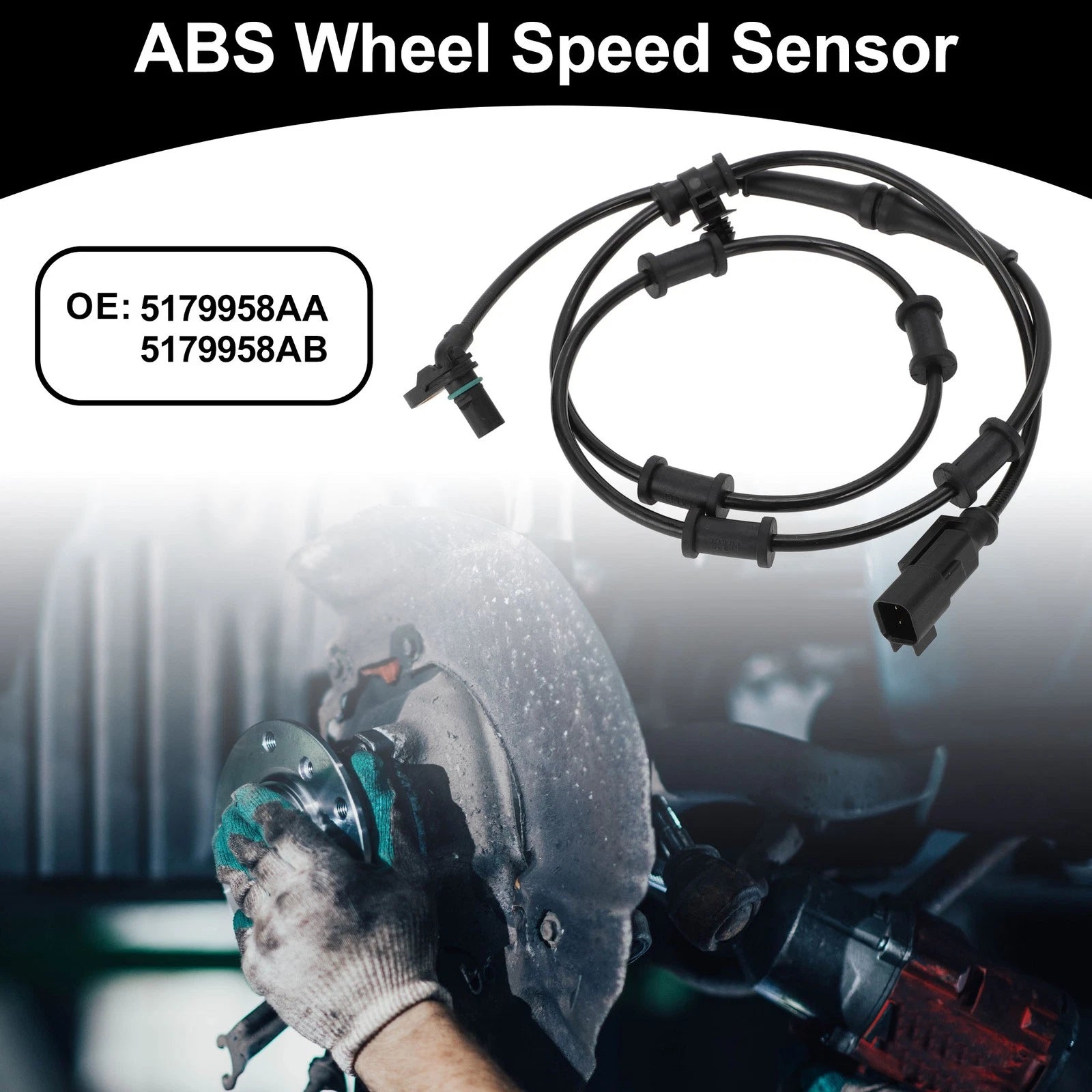 ABS Wheel Speed Sensor No. 5179958AA for Dodge Ram 1500 (2002–2008)