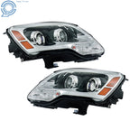 Set of 2 HID Projector Headlights for GMC Acadia (2007–2012) Chrome Trim
