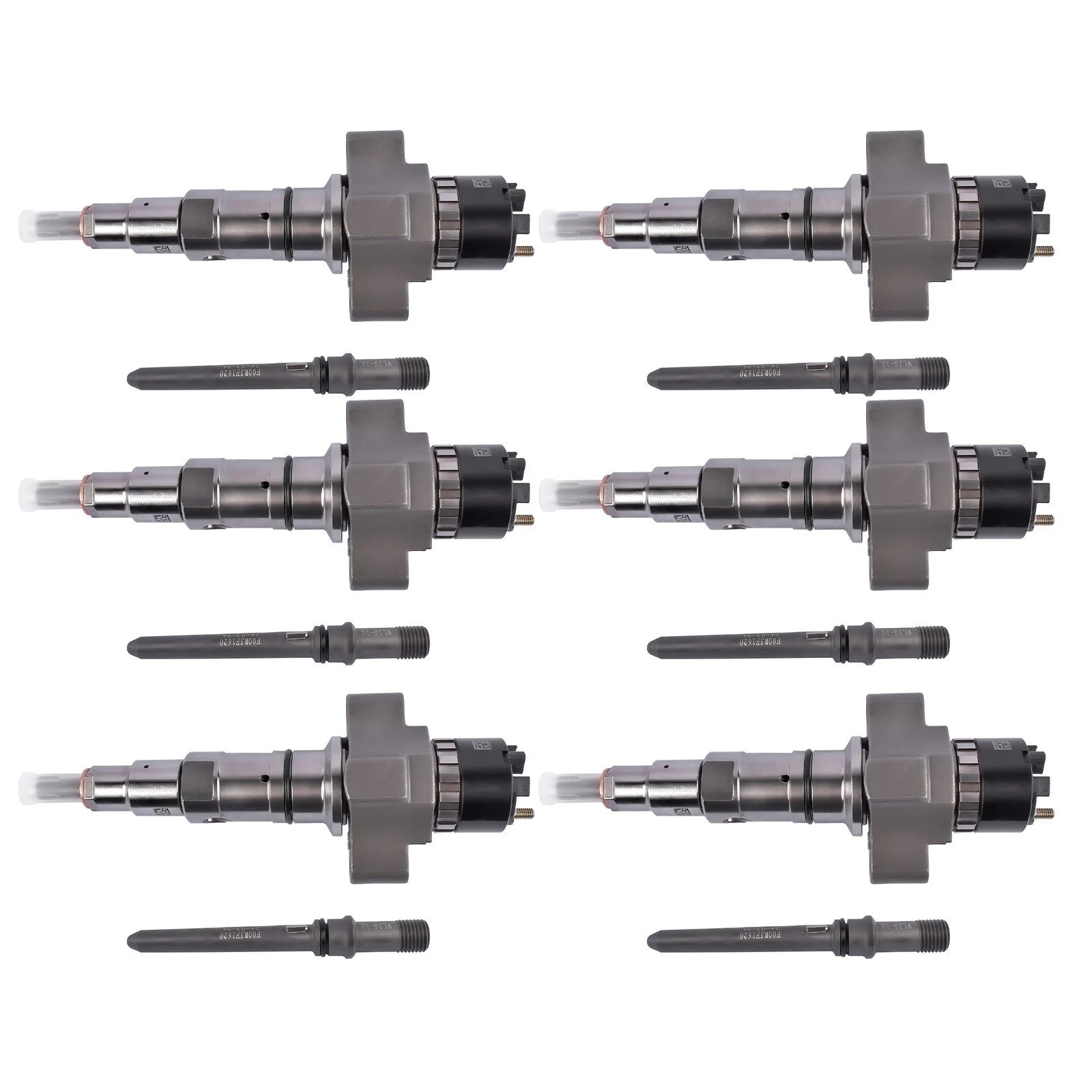 Set of 6 Fuel Injectors for Cummins ISL ISC 8.9L Diesel