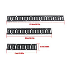 22 Piece E Track Tie Down Rail Kit for Universal Applications (Carbon Steel)