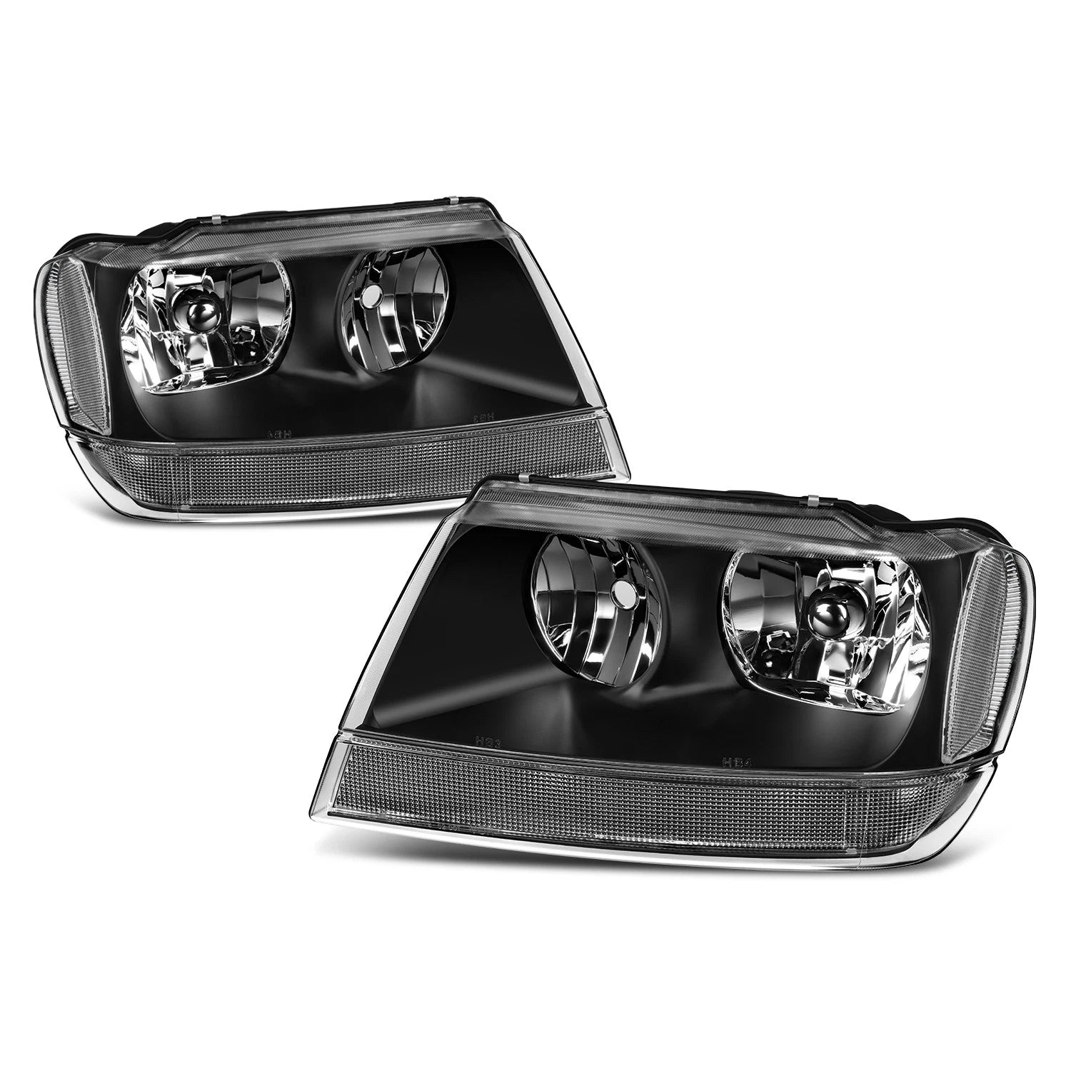 Headlight & Clear Side Corner Lamp for Jeep Grand Cherokee WJ (1999–2004)