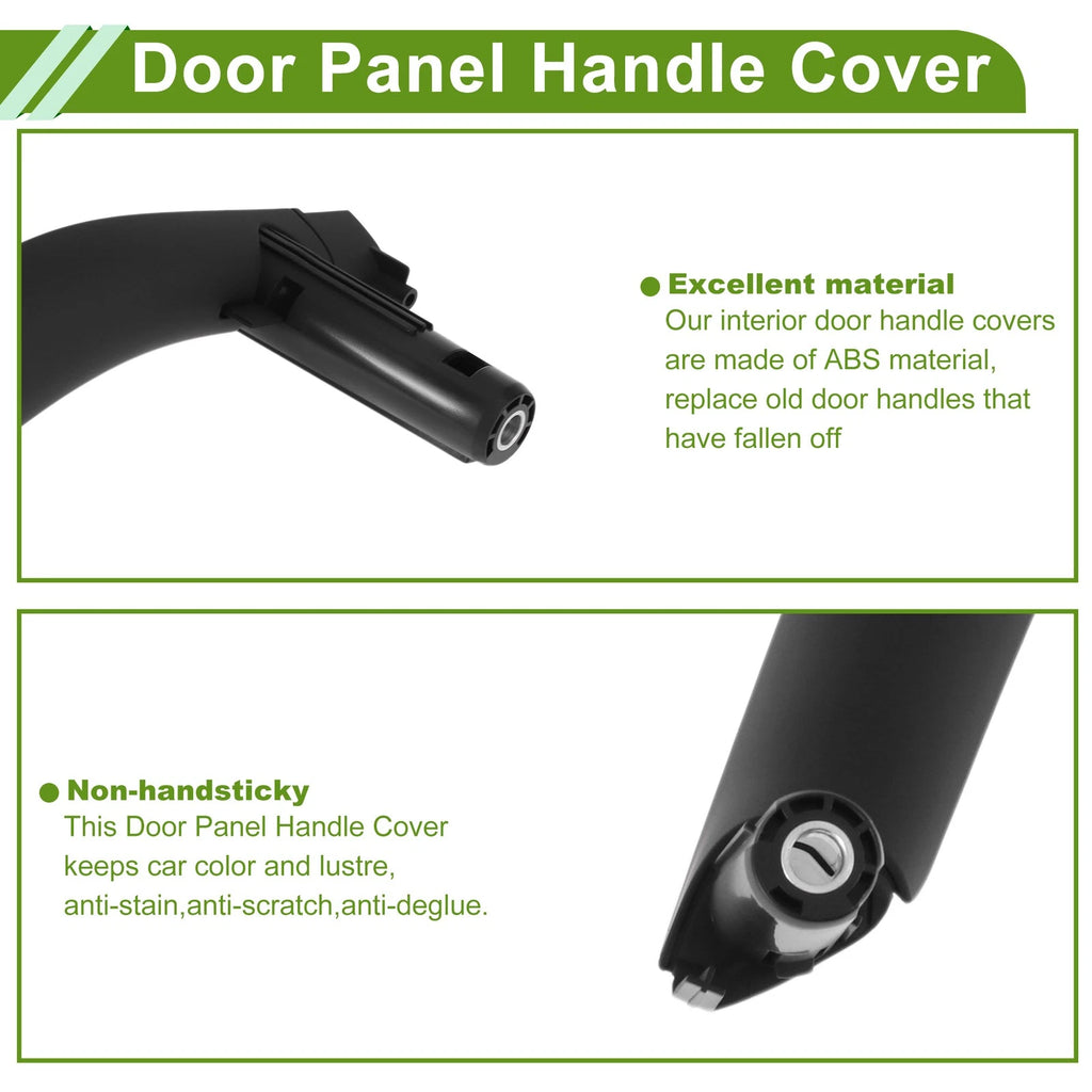 Door Panel Handle Pull Trim Cover for BMW X5 F15 (2014–2018) No. 51417292244 Black