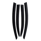 Set of 4 JDM 3D Wavy Mugen Style Window Vent Visors for Honda Civic (2012–2015)