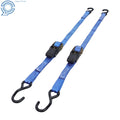 2X 2400 LBS Adjustable Boat Trailer Tie-Downs Straps 1" x 4'