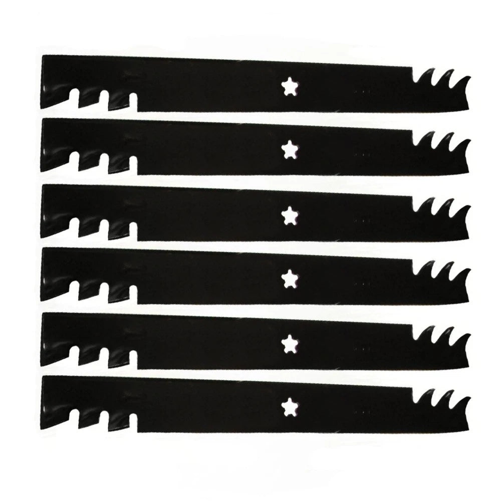 Set of 6 Blades for Husqvarna (Fits 403107) 22-7/8" 5 Point