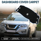 Dashboard Dash Cover Mat for Nissan Elgrand E52 (2010–2024) Black Blue Set of 1