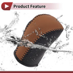 1 Pc Gear Shift Knob Cover for Subaru Forester (2006–2012) Brown Faux Leather