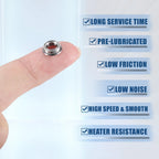 10pcs MF85ZZ Double Metal Shield Flanged Ball Bearings for Various Models 