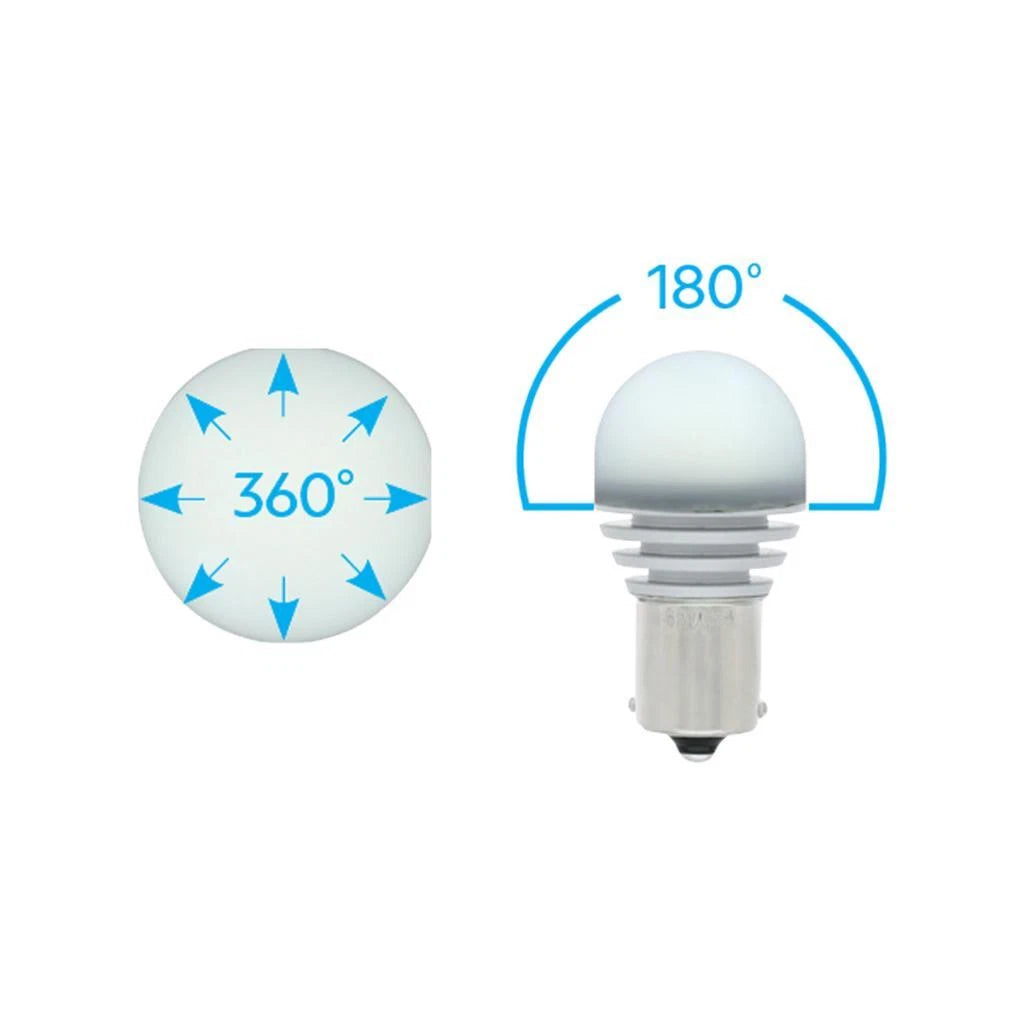 LED 1157 Bulb High Power 360 Degree White for Turn Signal (2008–2019)