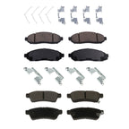 Set of 4 Ceramic Brake Pads for Nissan Frontier (2005–2019)