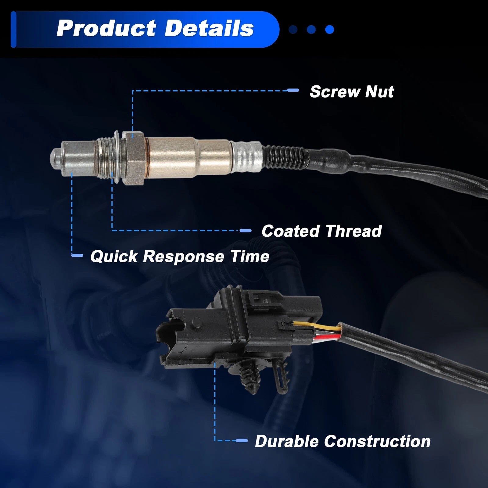 2X Upstream Oxygen Sensor for Nissan Altima 3.5L V6 (2004–2006) 2345060/226936M400