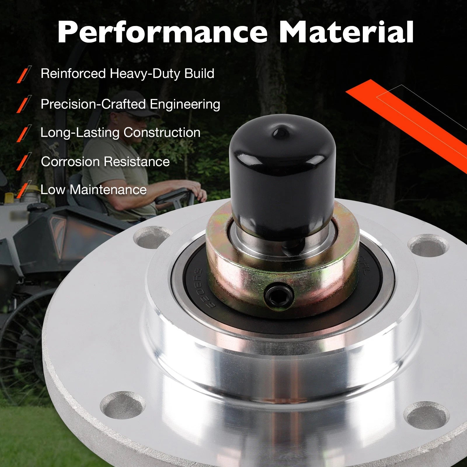 Mower Deck Spindle for Spartan RZ RZ Pro HD RZ Tuff Torq (2017-2022)