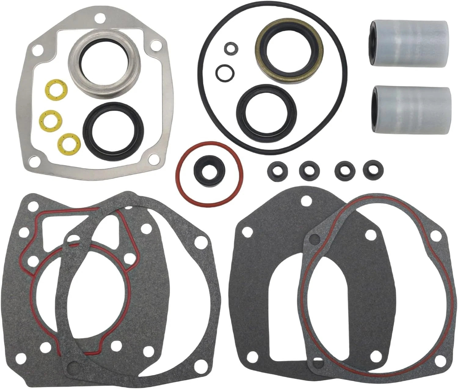 Lower Unit Gearcase Seal Kit for Mercury 80 90 100 115 125HP (46-43035A4, 18-2626)