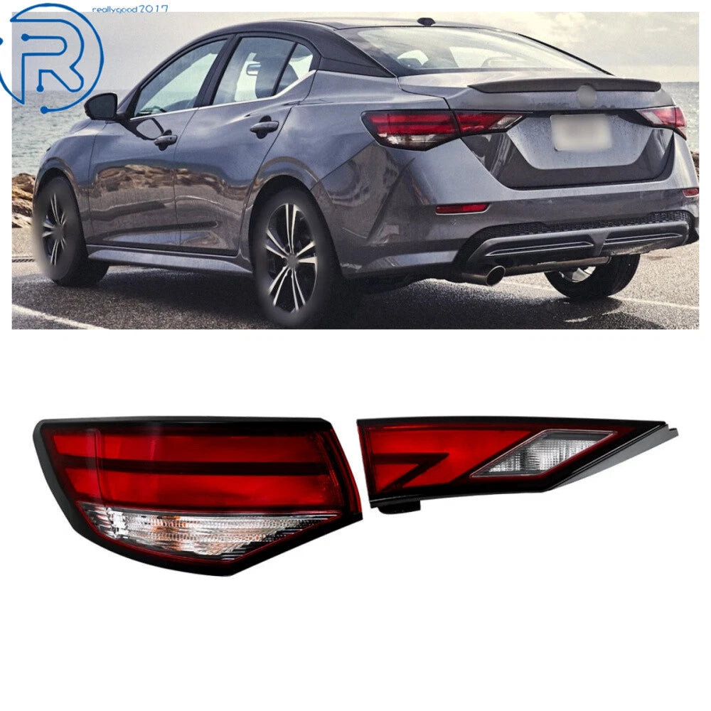 Tail Lamp for Nissan Sentra (2021–2023) Left Side Inner & Outer