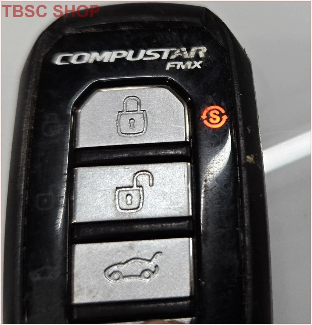 2X Compustar 2WG15R-FM Chrome FMX Remote Starter Key Fob VA5REH500-2WFX