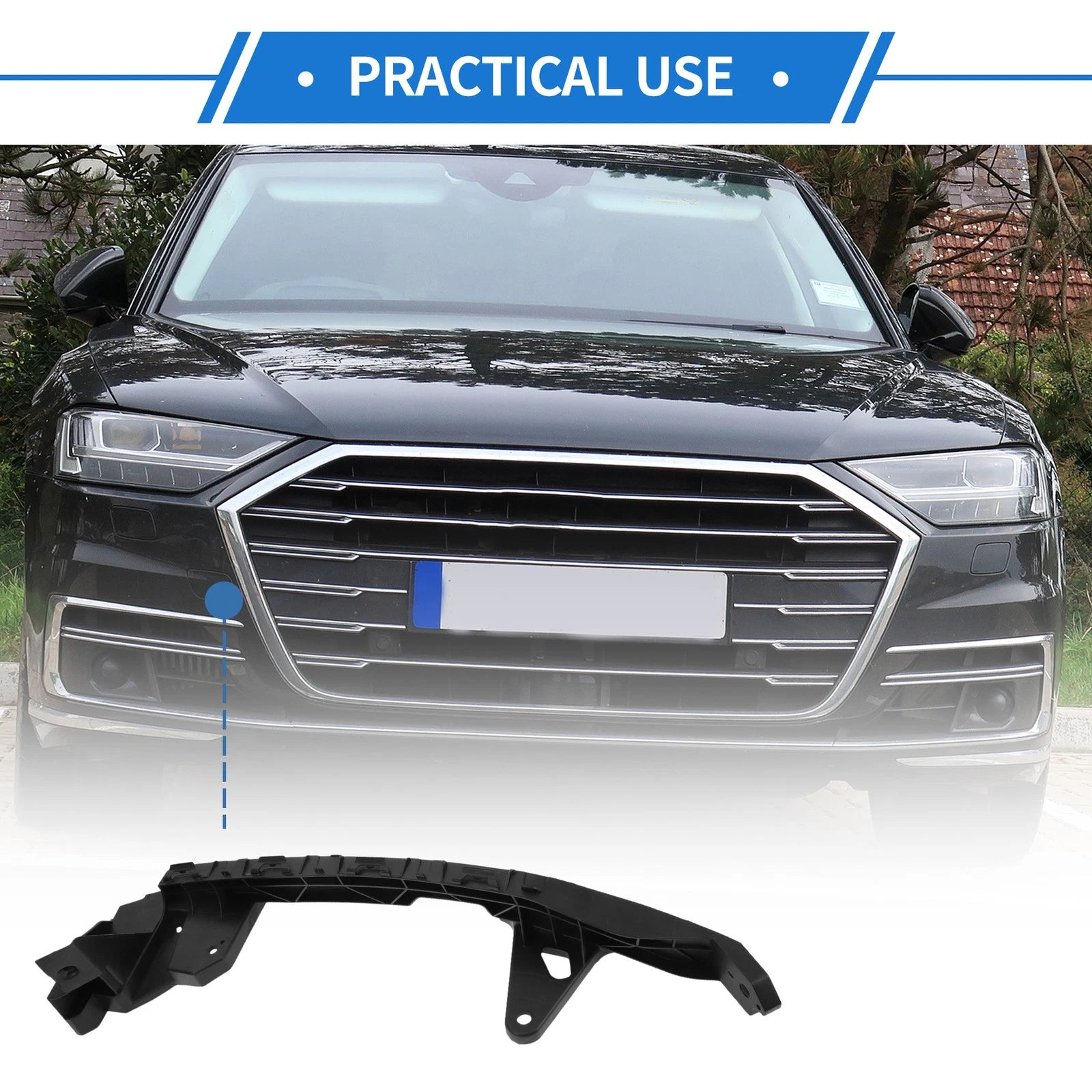 Front Right Bumper Retainer Bracket No. 71140TP6A01 for Honda Accord (2018–2023)