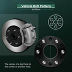 4X 1.5" Hubcentric Wheel Spacers 6x135 14x1.5 for Ford F150 Expedition (2015–2025)