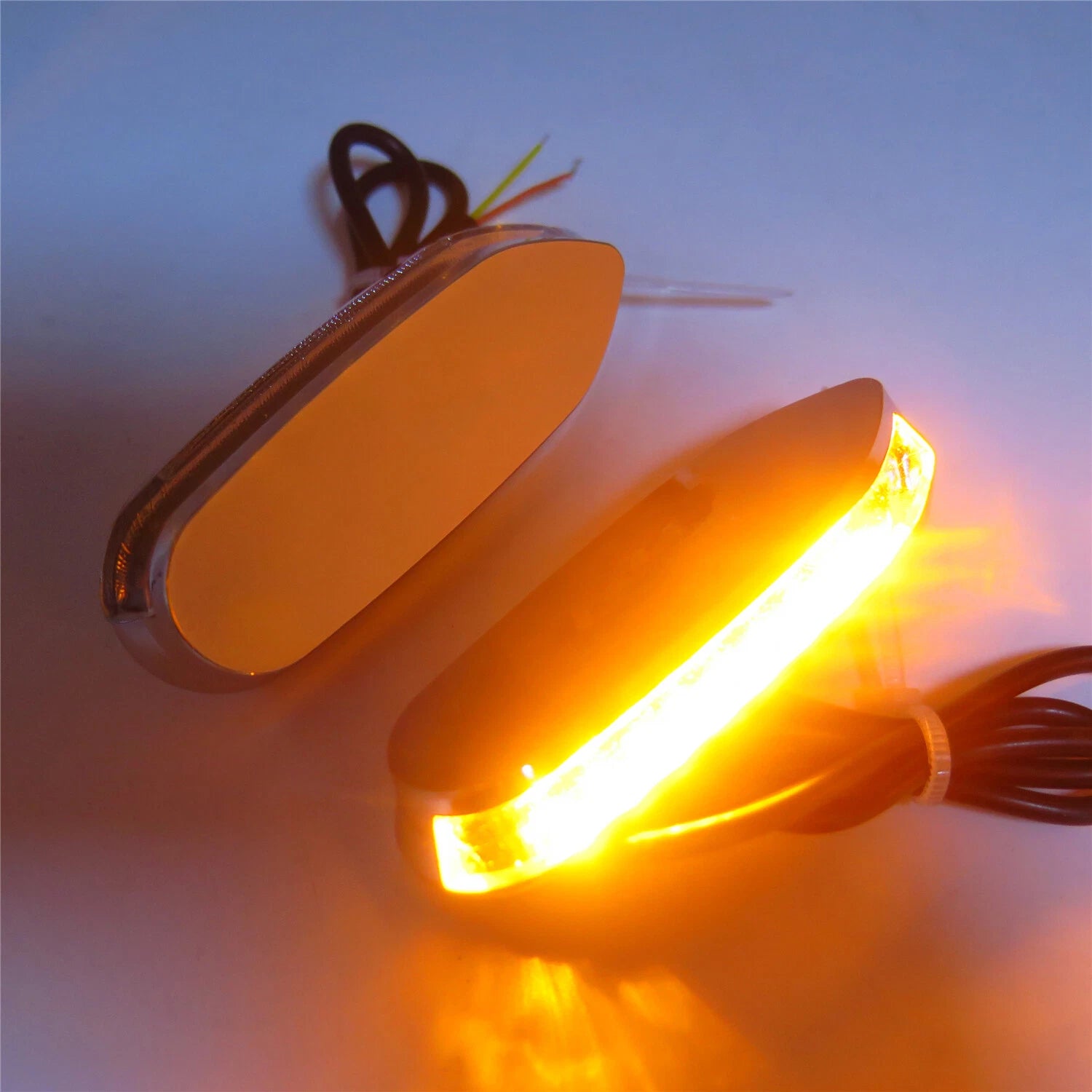 LED Signal Mirror Block Off Base Plate Chrome for Suzuki GSXR1000 GS (2005–2008, 2006–2012)