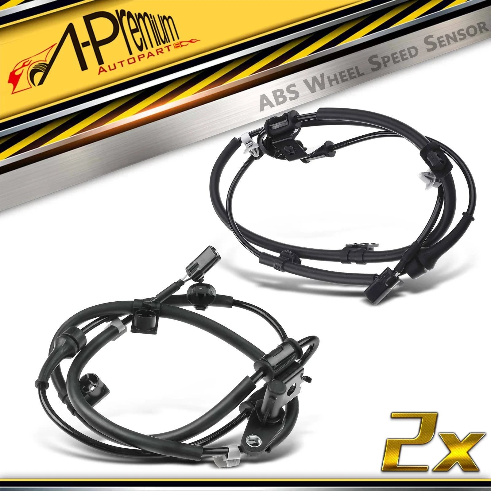 2X Front ABS Wheel Speed Sensor for Kia Sorento (2013–2014) Hyundai Santa Fe (2013–2014)