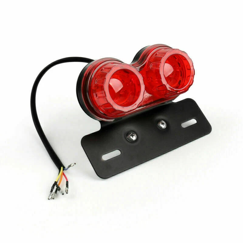 LED Rear Tail Light Brake Indicator for Motorcycle (12V, T9)