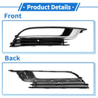 1 Pc Fog Light Grill for Volkswagen CC (2013–2016) Black