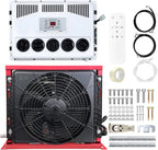 12V 11000 BTU Truck Air Conditioner for Semi Trucks (Fits Bus RV Caravan)