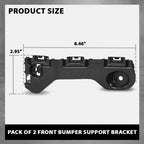 Front Bumper Bracket Retainer for Ford Edge, Lincoln MKX (2011–2015)