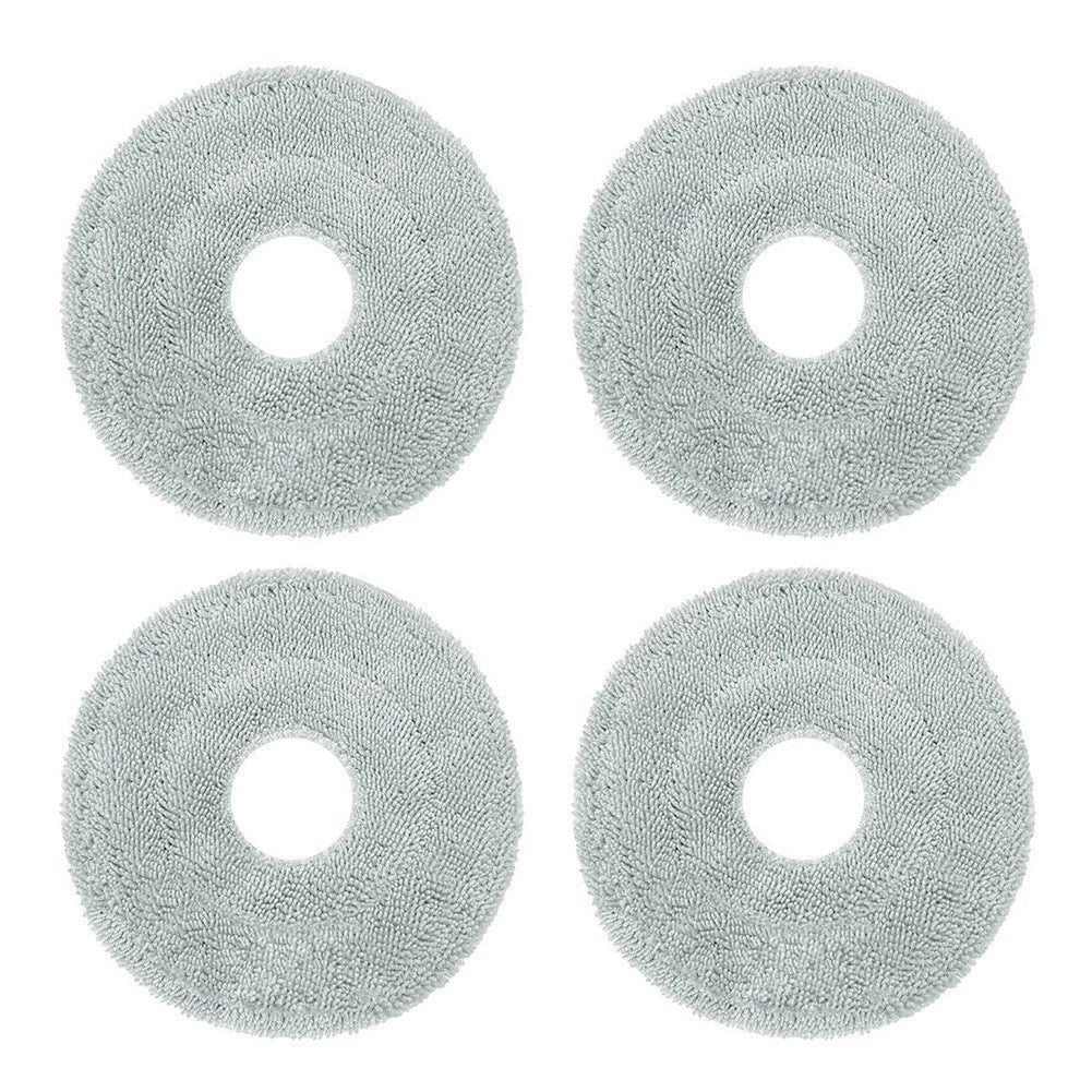 4X Mop Cloth Kit for Cecotec Conga X50 Robot Vacuum Microfiber