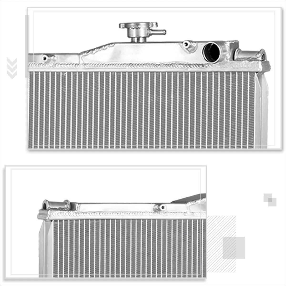 Full Aluminum 2-Row Performance Racing Radiator for Toyota Corolla AE86 (1984–1987)