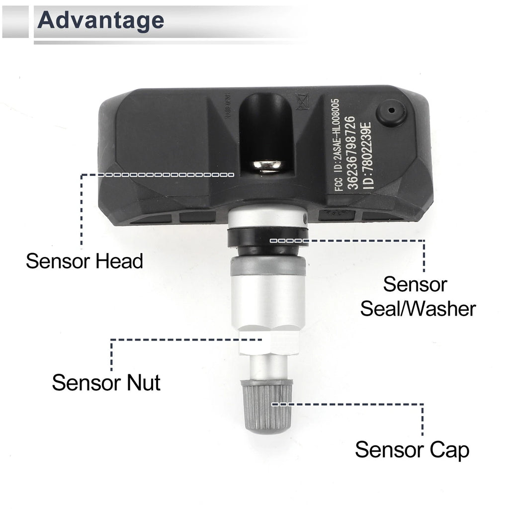 Tire Pressure Sensor for BMW 128i 135i (2008–2010) 433MHz