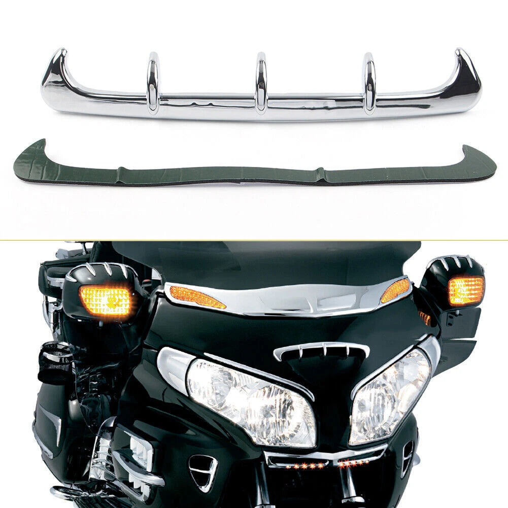 Scoop Air Vent Duct Trim Fairing for Honda Goldwing GL1800 (2001–2011) Chrome