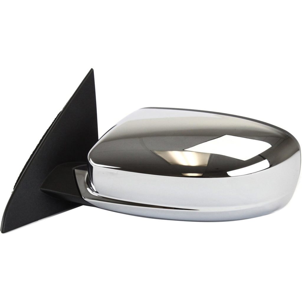 Set of 2 Heated Manual Fold Chrome Power Mirrors for Chrysler 200 (2011–2014)