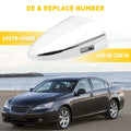 Chrome Front Outside Door Handle Lock Cover for Lexus ES350 LS460 LS600h (2007–2014)