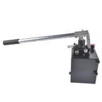 Piston Hydraulic Hand Pump 2.7 CID 3600 PSI 3/8" NPT with Changeover Valve