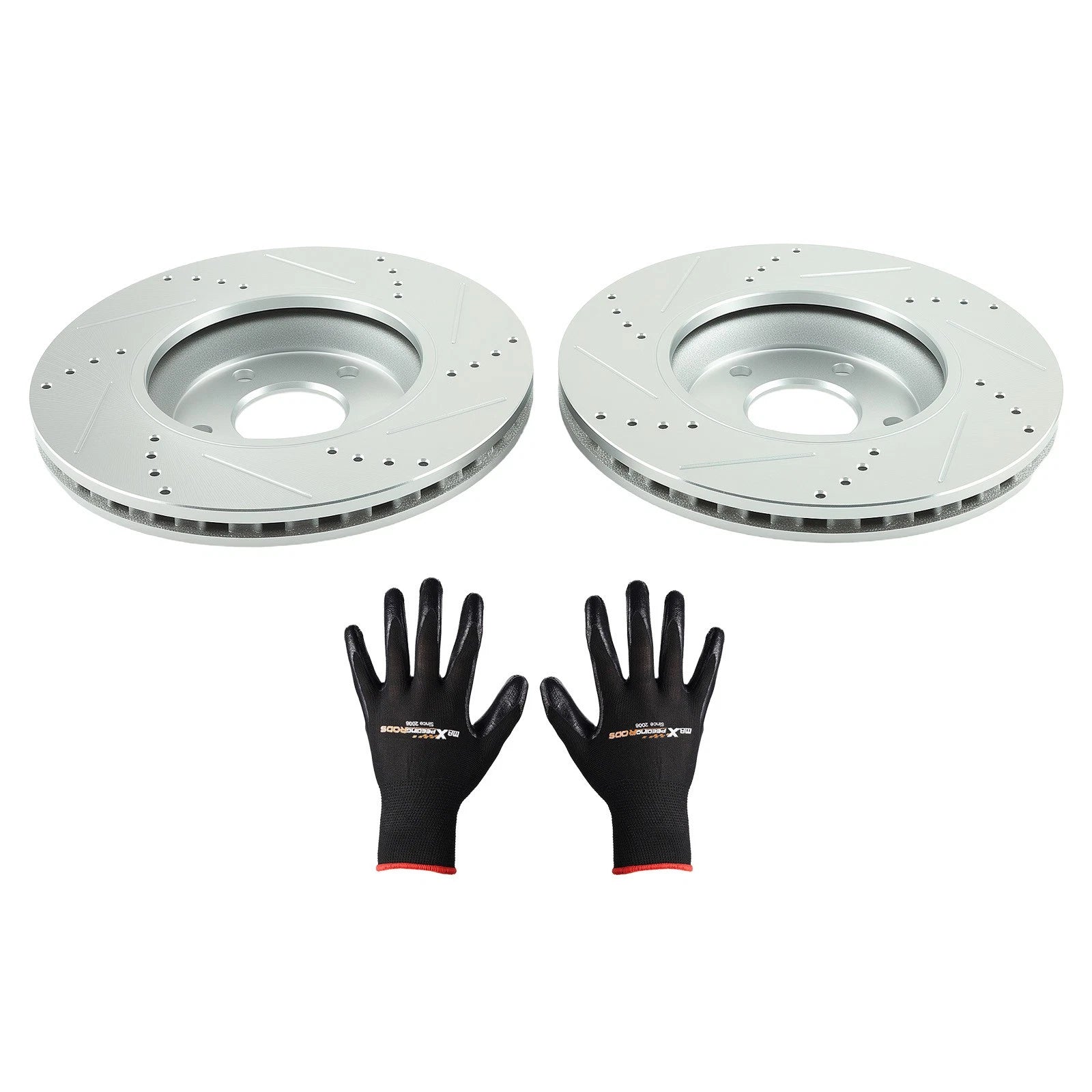 Front Drilled & Slotted Brake Rotors for Chevrolet Cobalt/HHR/Malibu (2005–2012)
