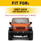 2 Locking Hood Catches for Jeep Wrangler JK (2007–2018)