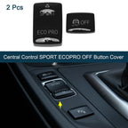 Set of 2 Central Control Sport EcoPro Off Button Covers for BMW 1 2 3 4 Series