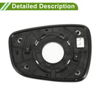 Heated Right Side Mirror Glass for Hyundai Accent (2011–2017)
