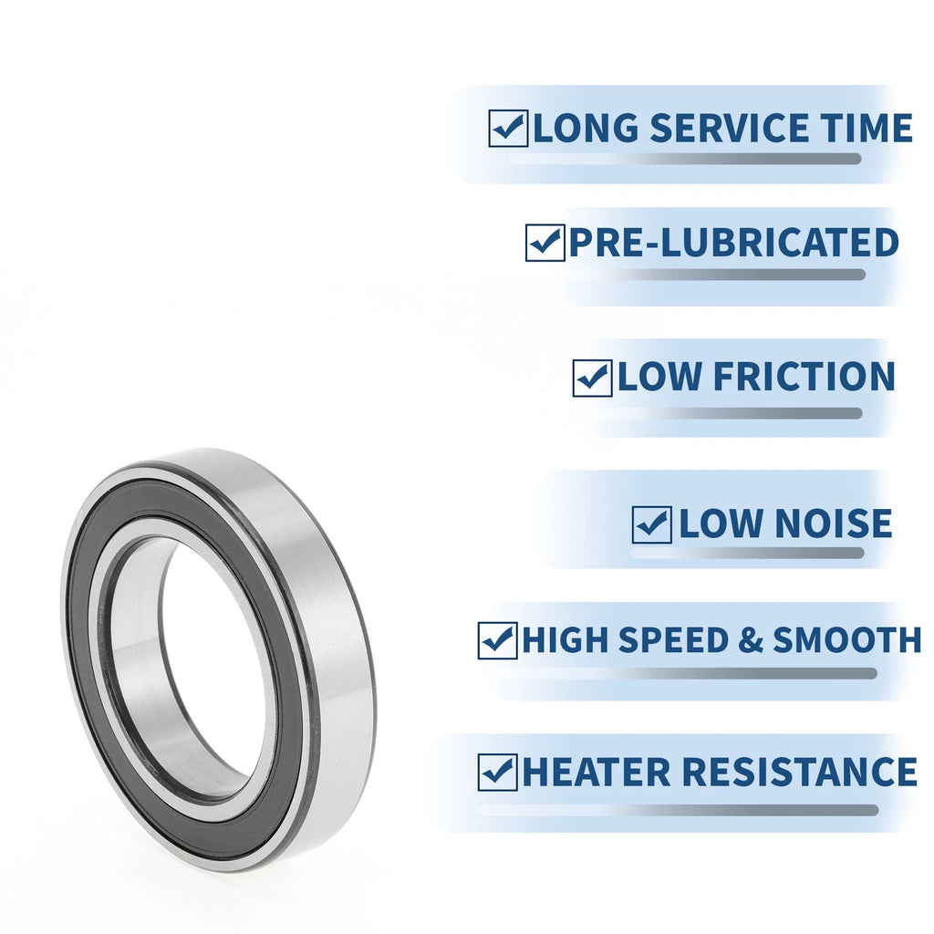 Deep Groove Ball Bearing 6010VV for Scooter Skateboard Wheel (50x80x16mm)