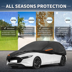 Waterproof Car Cover for Mazda3 Hatchback (2014–2023) with Zipper