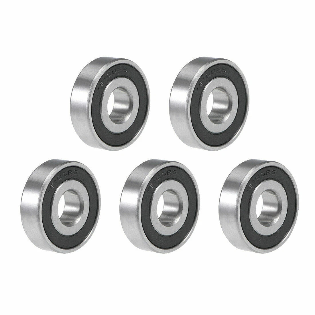 5PCS Deep Groove Ball Bearings 16100-2RS for Various Applications (10x28x8mm)